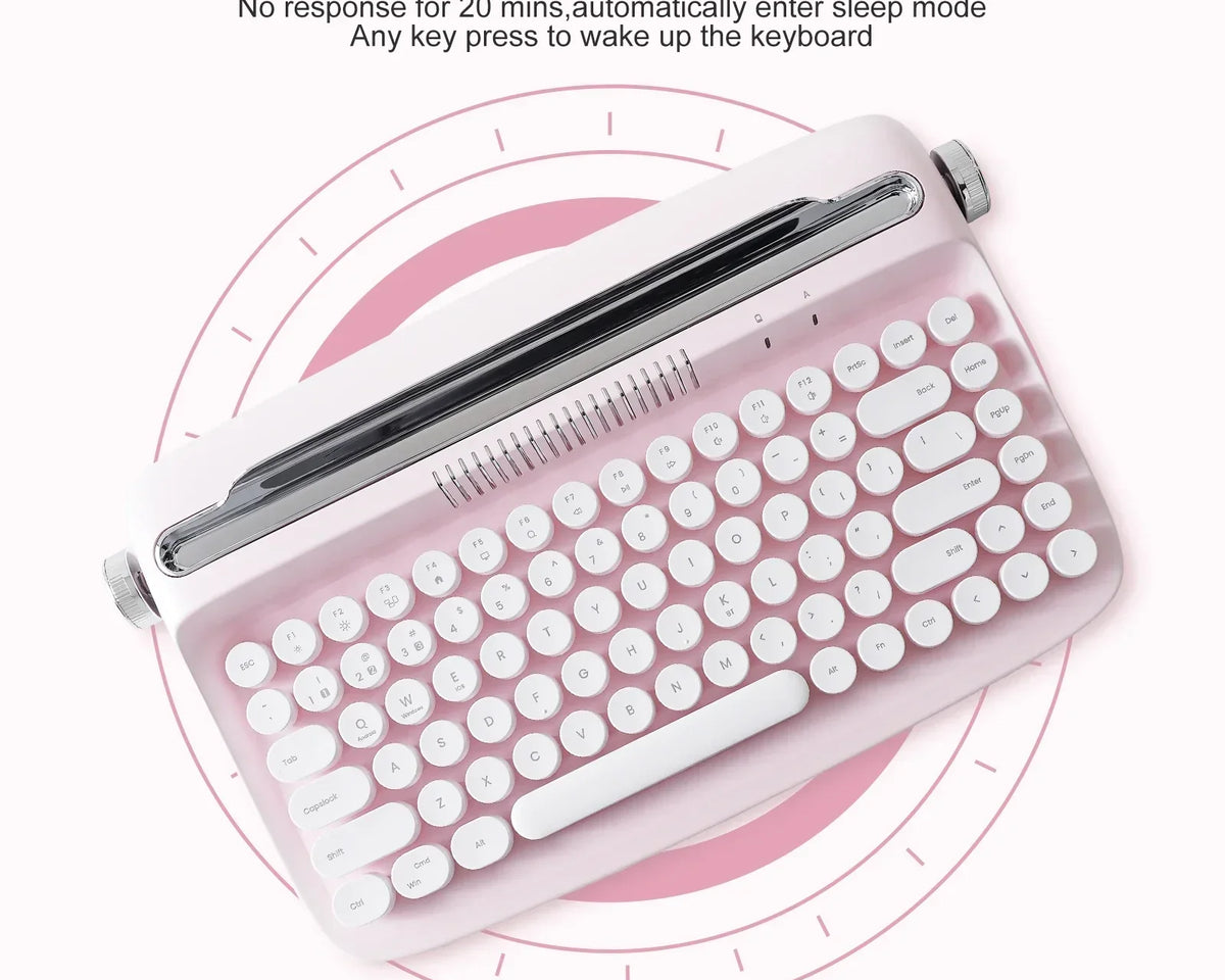RetroType™ - Wireless Bluetooth Typewriter Keyboard