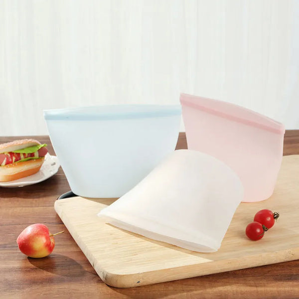 FreshLock™ -  Silicone Ziplock Food Storage Bag
