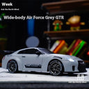 GTR with roadblock