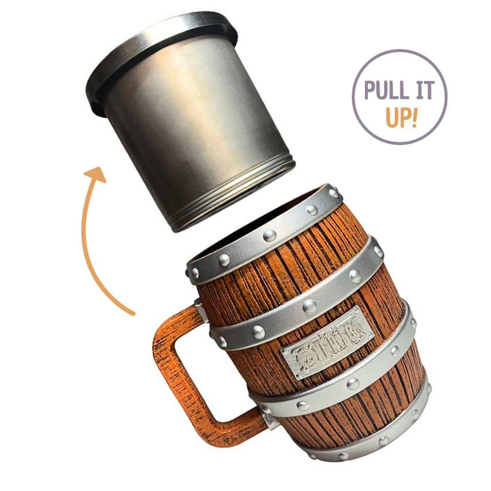 PirateSips™ - Barrel Mug