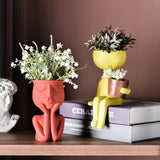 Abstract Human Figure Plant Pot Decor - TumTum