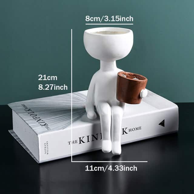 Abstract Human Figure Plant Pot Decor - TumTum