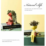 Abstract Human Figure Plant Pot Decor - TumTum