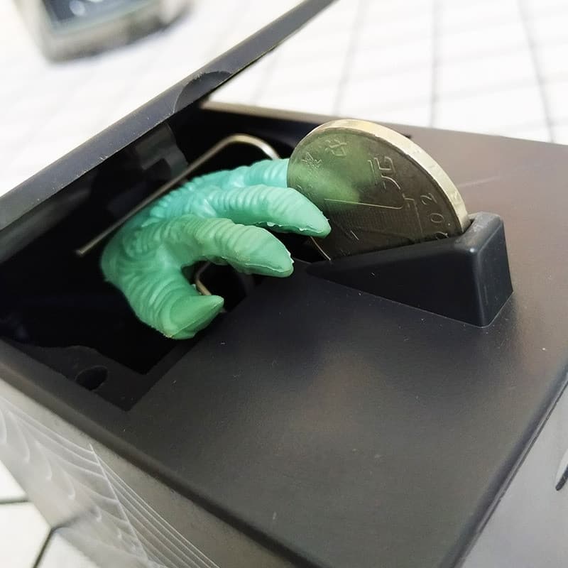 Automatic Scary Monster Hand Coin Box - TumTum