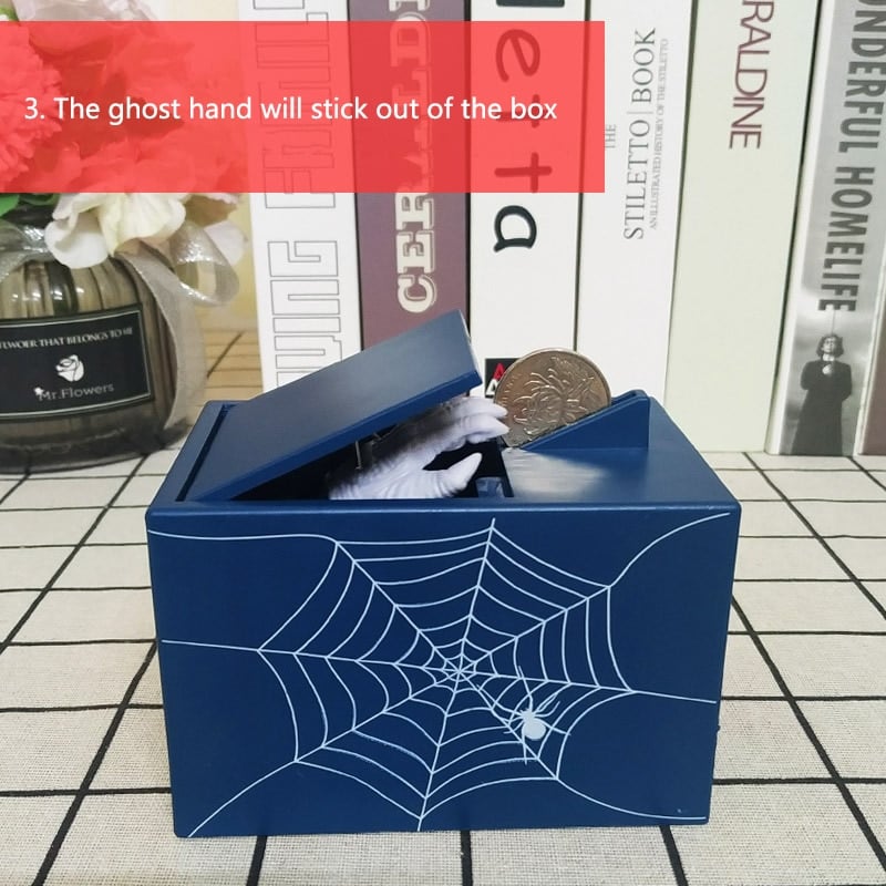 Automatic Scary Monster Hand Coin Box - TumTum