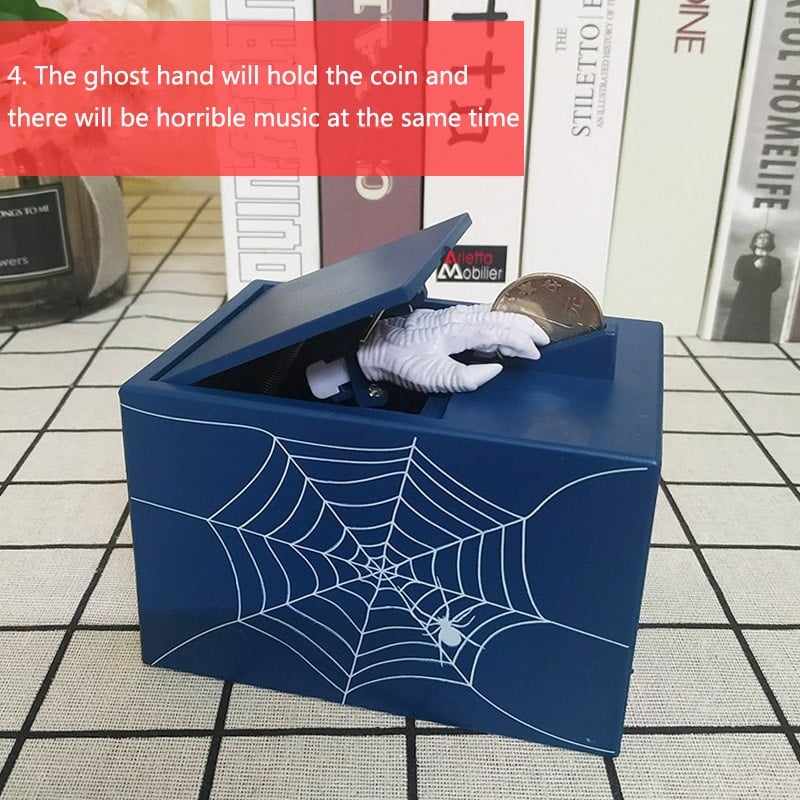 Automatic Scary Monster Hand Coin Box - TumTum