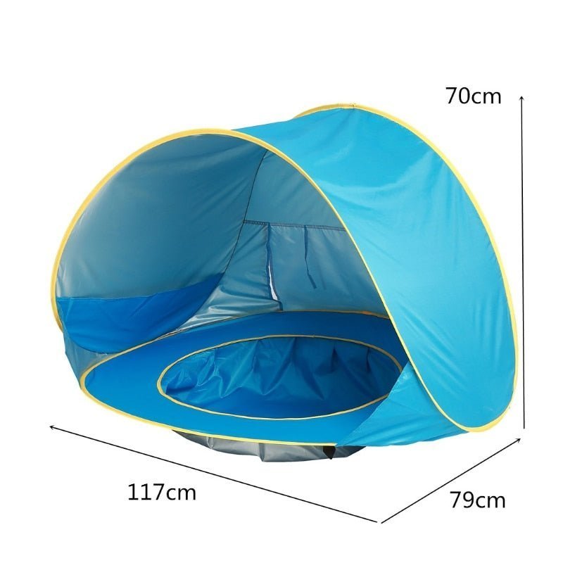 BabyBeach™ - Tent with Portable Pool and UV-Protection - TumTum