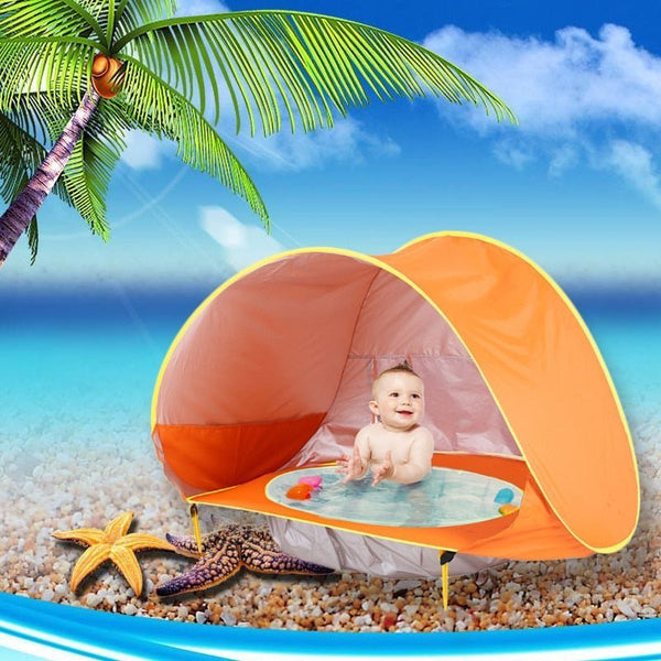 BabyBeach™ - Tent with Portable Pool and UV-Protection - TumTum