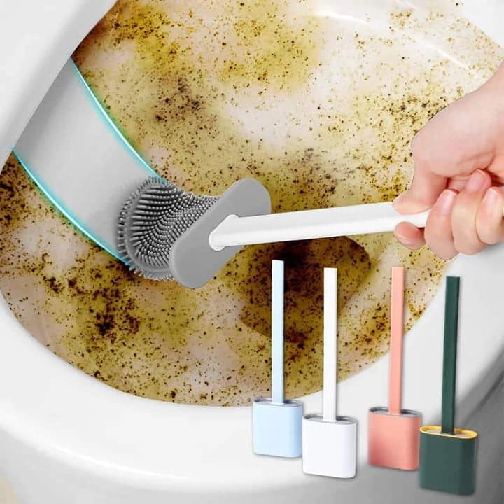 Bathroom Cleaning Brush & Holder Set - TumTum