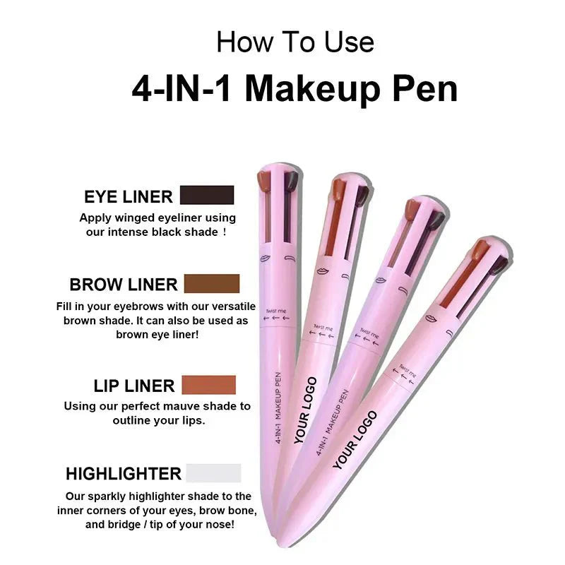 BrowLuxe™ - 4 In 1 Waterproof Makeup Pen - TumTum