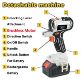 BrushMax - 12 In 1 cordless Multifunctional Combo Kit - TumTum