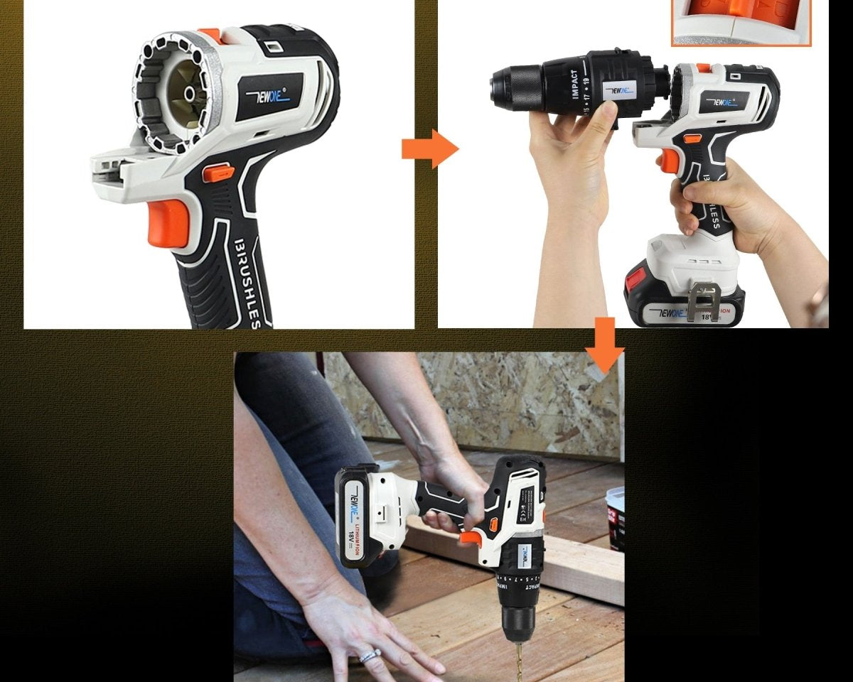 BrushMax - 12 In 1 cordless Multifunctional Combo Kit - TumTum