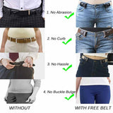 Buckle-free Invisible Elastic Waist Belts - TumTum