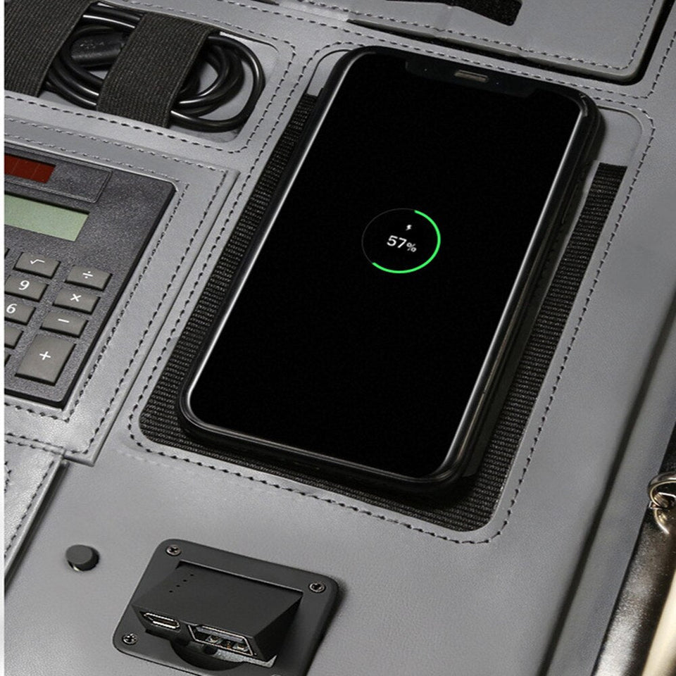 Business portable notebook With USB Phone Charger - TumTum