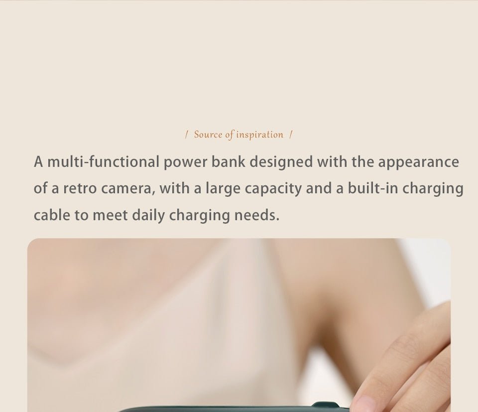ClickCam™ - Smart Portable Fast Charged Printer Cam - TumTum