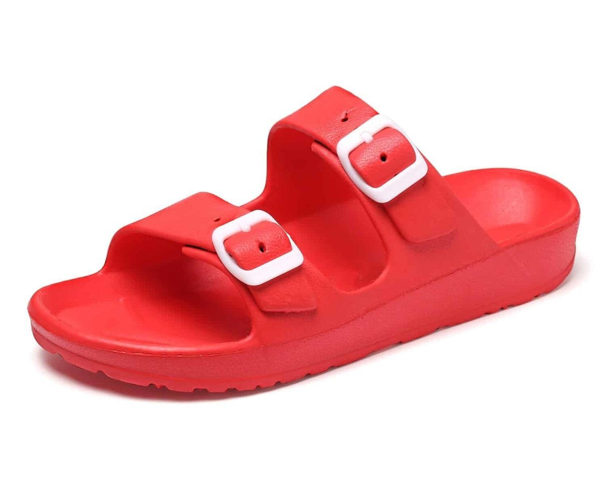 ComfyComfy™ - Women's Comfort Slides Double Buckle Adjustable Sandals - TumTum