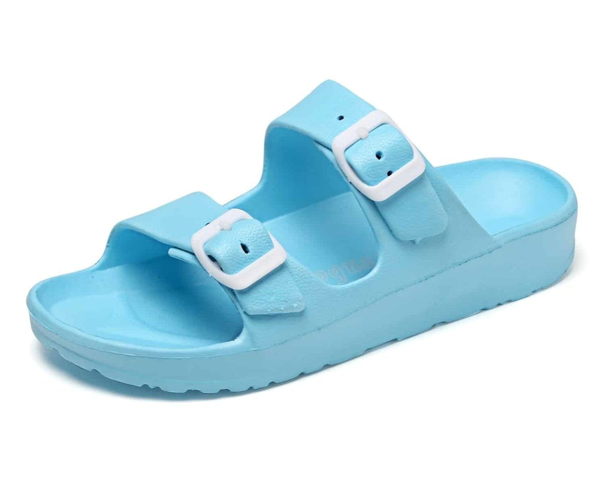 ComfyComfy™ - Women's Comfort Slides Double Buckle Adjustable Sandals - TumTum