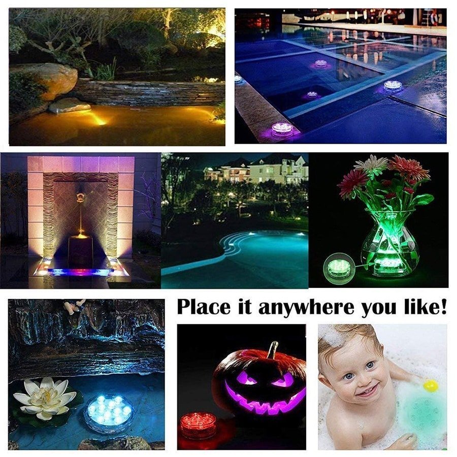 CoolPool ™ - 16 Colors Submersible Led Pool Lights - TumTum