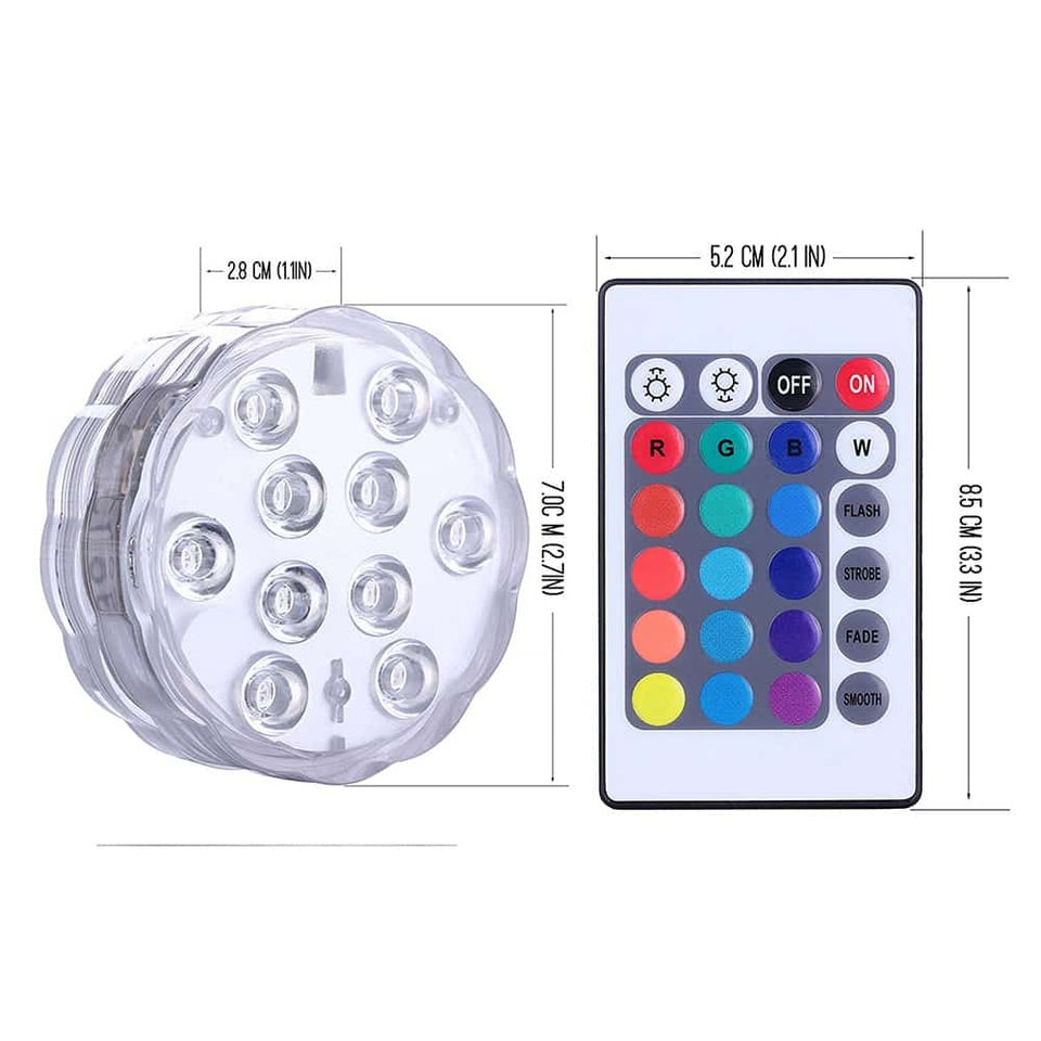 CoolPool ™ - 16 Colors Submersible Led Pool Lights - TumTum