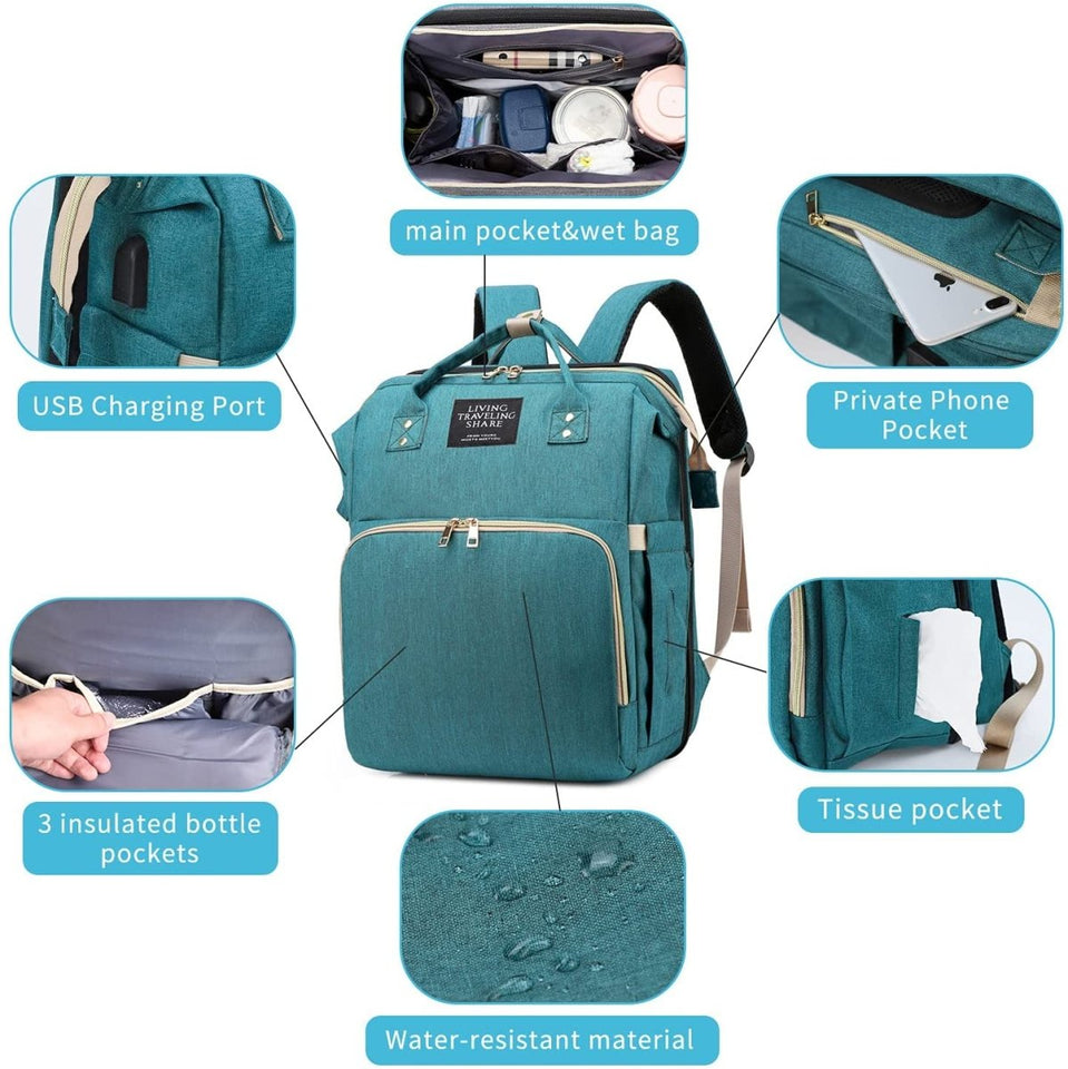 DiaperDuo ™ - Usb Diaper Bag for Baby - TumTum