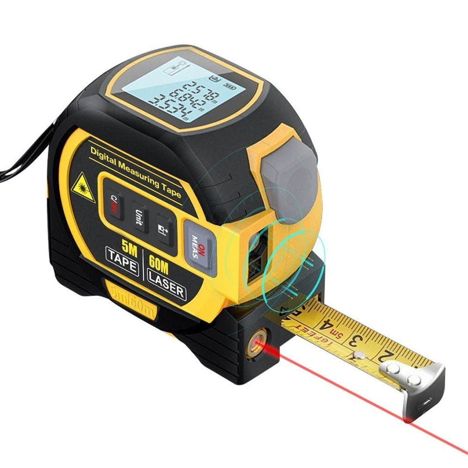 Digital and Laser Measurement Tape - TumTum