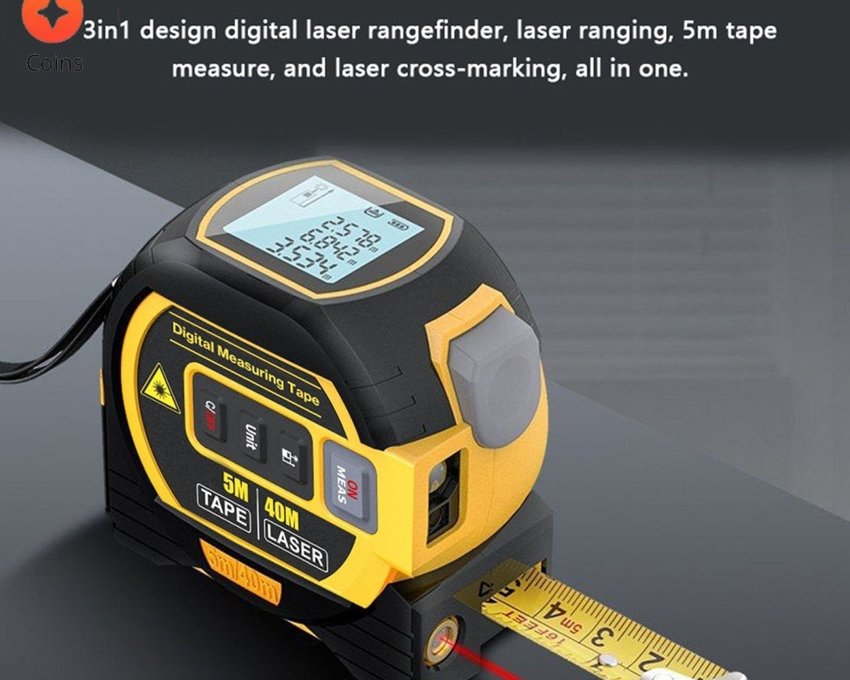 Digital and Laser Measurement Tape - TumTum