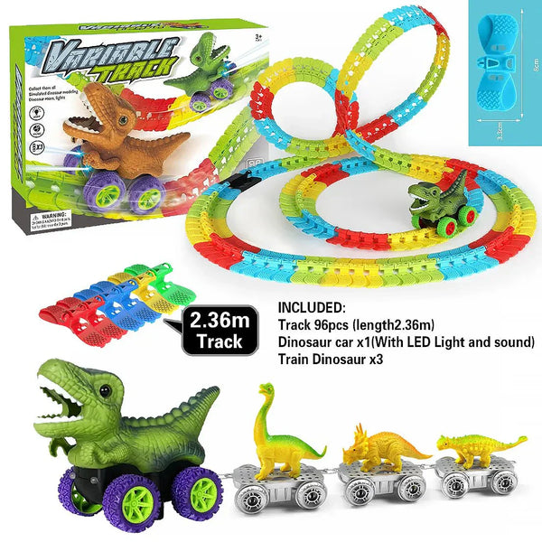 DinoRacer™ - Dinosaur Track Cars - TumTum