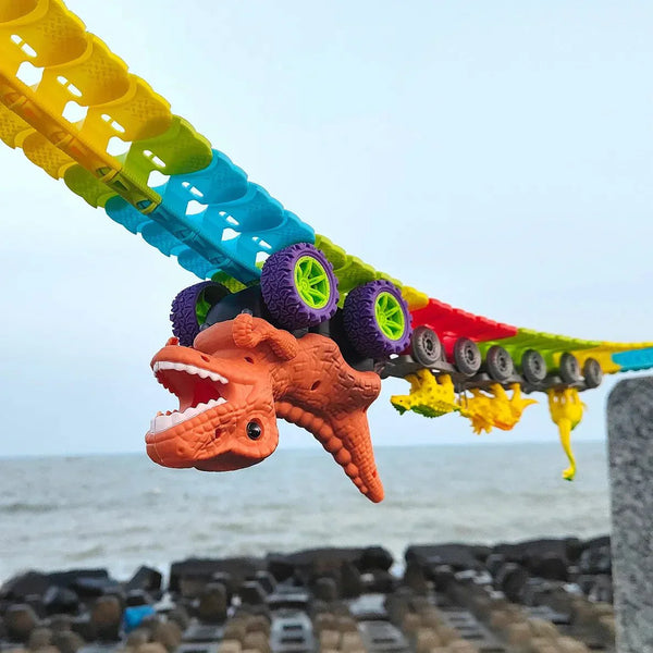 DinoRacer™ - Dinosaur Track Cars - TumTum