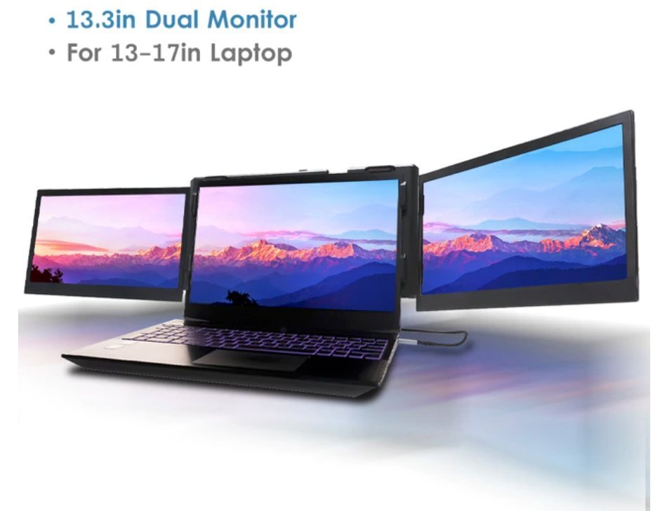 DoubleScreen ™ – Smart Portable Laptop Monitor Extender - TumTum