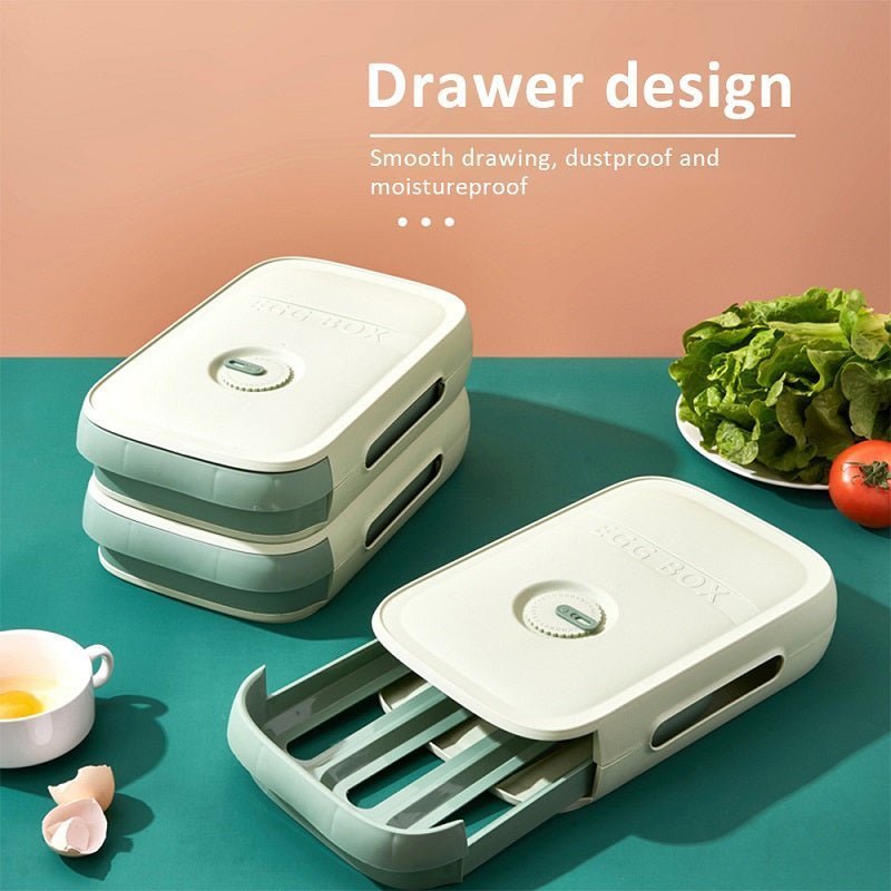 EggRacker ™ - Large Capacity Egg Drawer For Fresh Eggs - TumTum