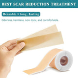 ELAIMEI™ Medical Soft Silicone Gel Tape for Scar Removal (1.6” x 60”） - TumTum