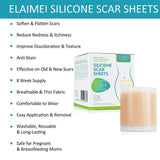 ELAIMEI™ Medical Soft Silicone Gel Tape for Scar Removal (1.6” x 60”） - TumTum