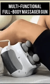 PulseGun - Professional Square Four Head Gun For Deep Tissue Massage
