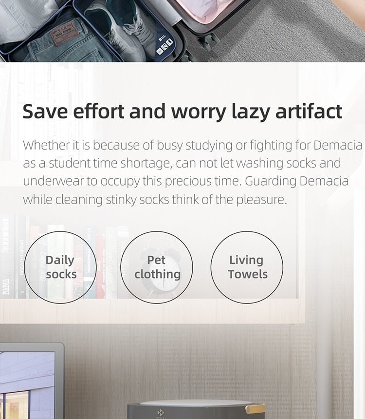 EZWash ™ - Foldable Mini Smart Washer - TumTum