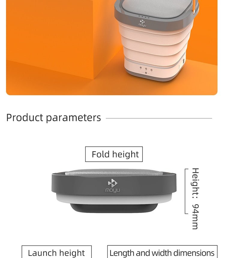 EZWash ™ - Foldable Mini Smart Washer - TumTum