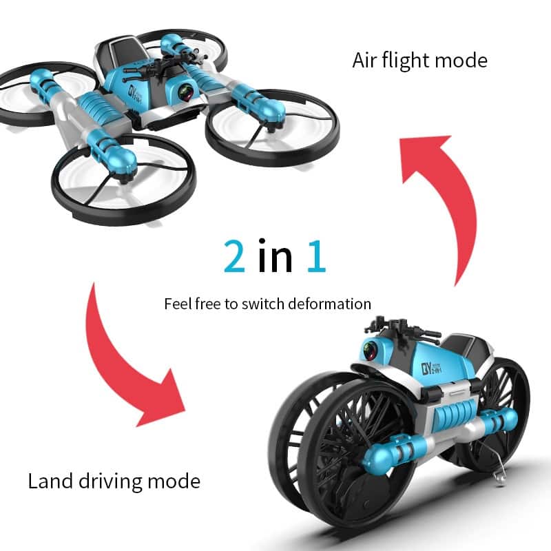 FlyBike™ - 2 in 1 Drone + Motorbike - TumTum