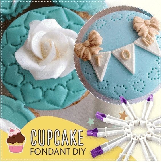 Fondant Crimper Tool Set - TumTum