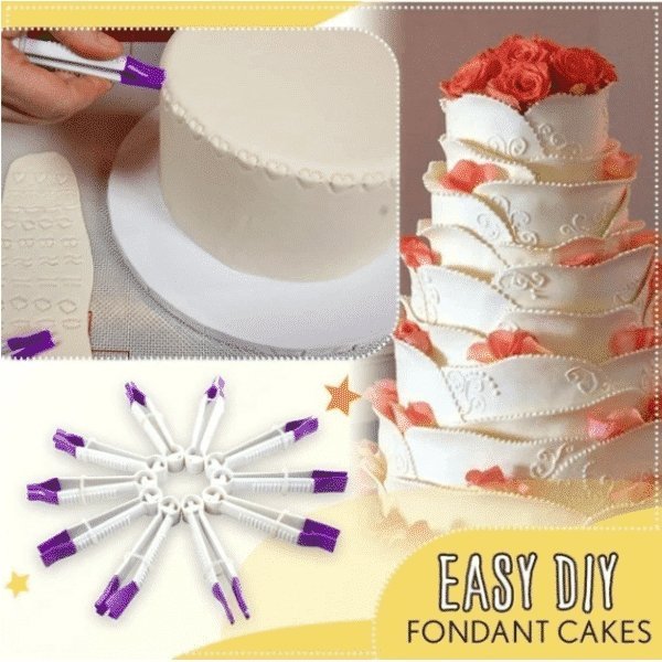 Fondant Crimper Tool Set - TumTum