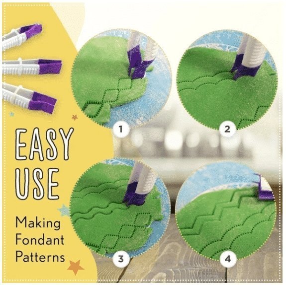 Fondant Crimper Tool Set - TumTum