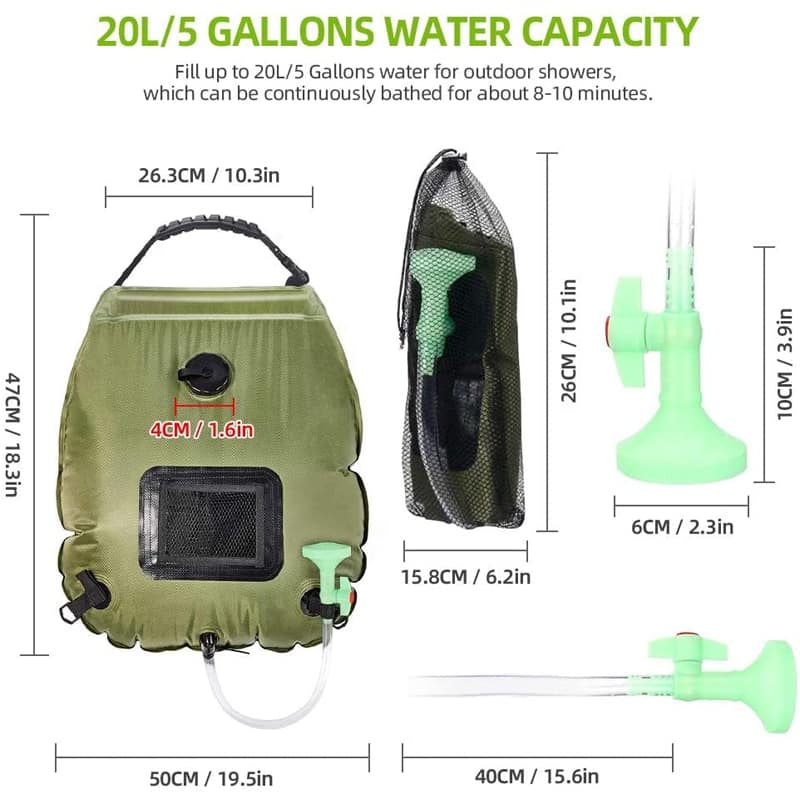 FreshCamper™ - Outdoor Shower Bag - TumTum