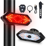 GlowAlert™ - Bicycle LED Rechargeable Warning Tail Light - TumTum