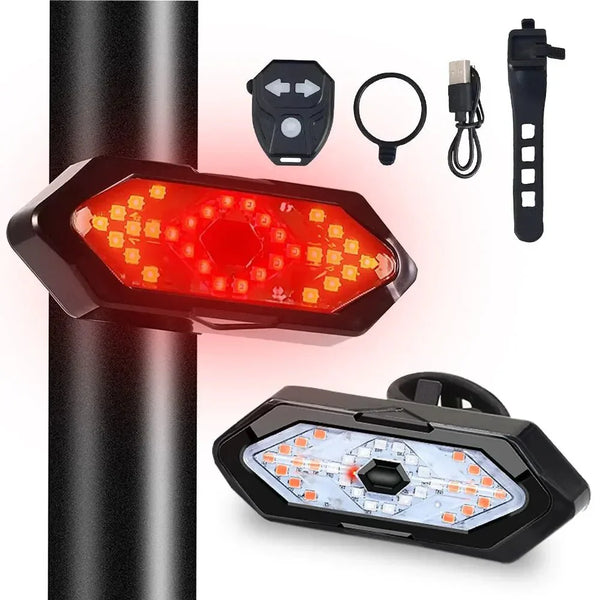 GlowAlert™ - Bicycle LED Rechargeable Warning Tail Light - TumTum