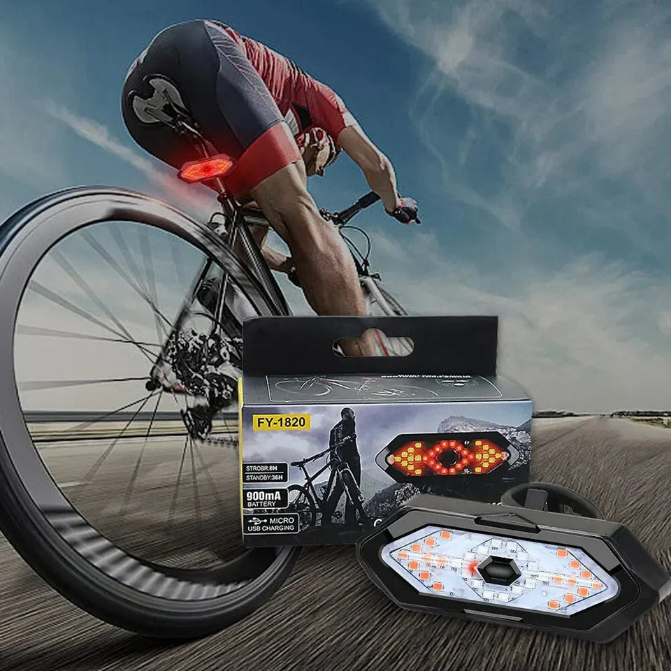 GlowAlert™ - Bicycle LED Rechargeable Warning Tail Light - TumTum