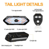 GlowAlert™ - Bicycle LED Rechargeable Warning Tail Light - TumTum