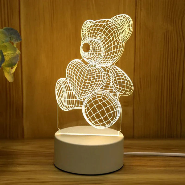 GlowGaze™ - 3D Night Light Decoration Bear - TumTum
