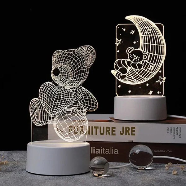 GlowGaze™ - 3D Night Light Decoration Bear - TumTum