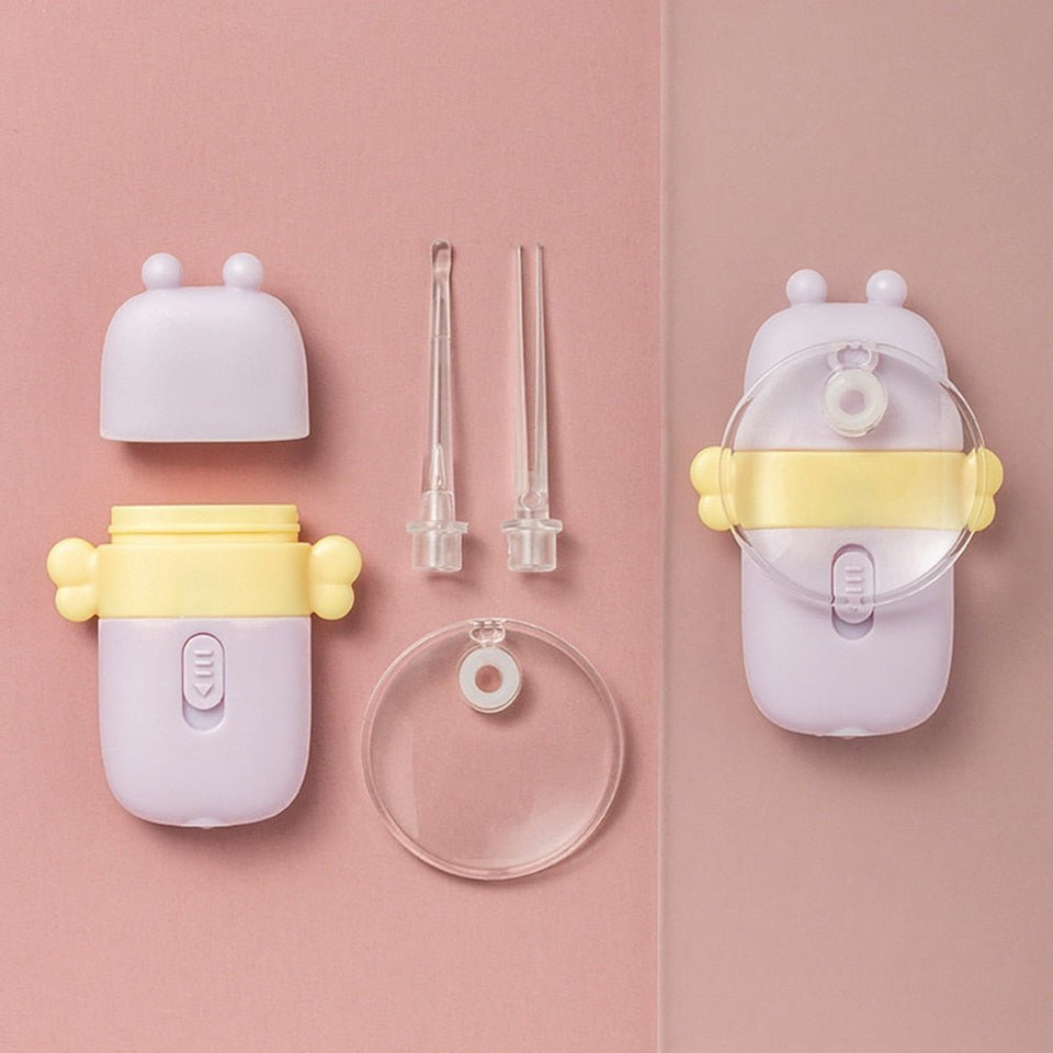 HD LED Magnifier Baby Ear Cleaner Spoon Tweezers - TumTum