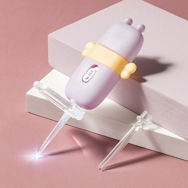 HD LED Magnifier Baby Ear Cleaner Spoon Tweezers - TumTum