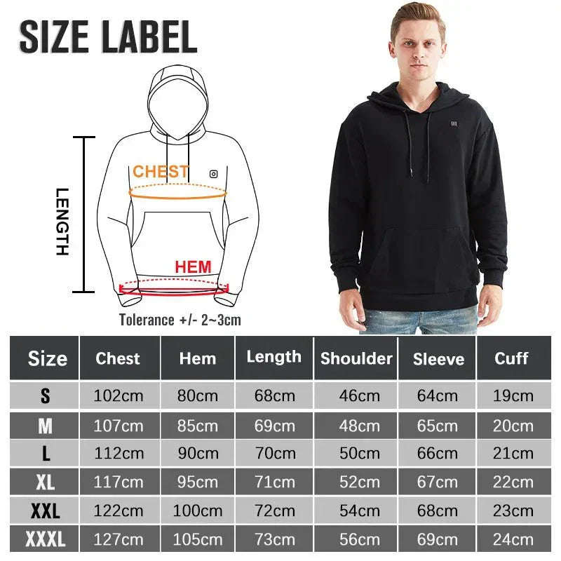 HeatHood™ - Men USB Heating Hoodie - TumTum