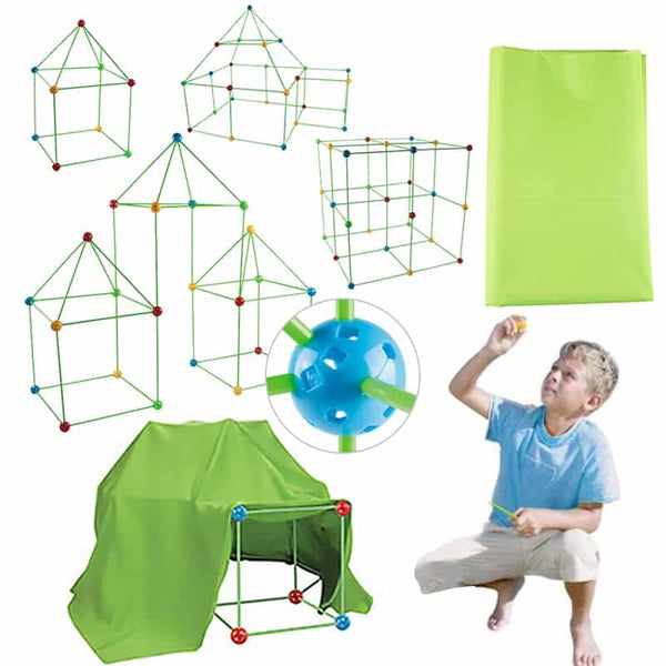 HomeStick™ - Building Kit | Indoor Outdoor Making Forts | DIY For Kids - TumTum